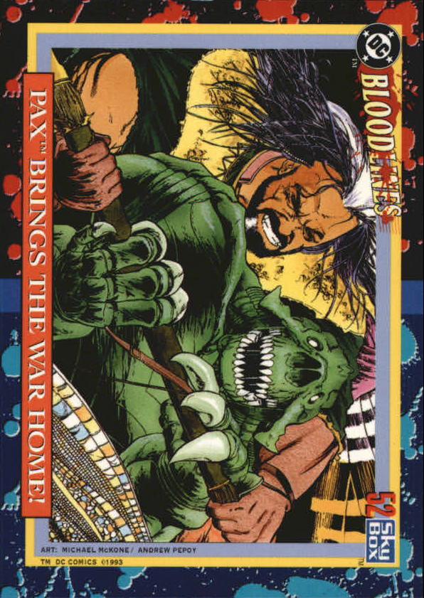 DC Bloodlines (1993 Skybox) "Main Set" Base Cards - Picture 104 of 163