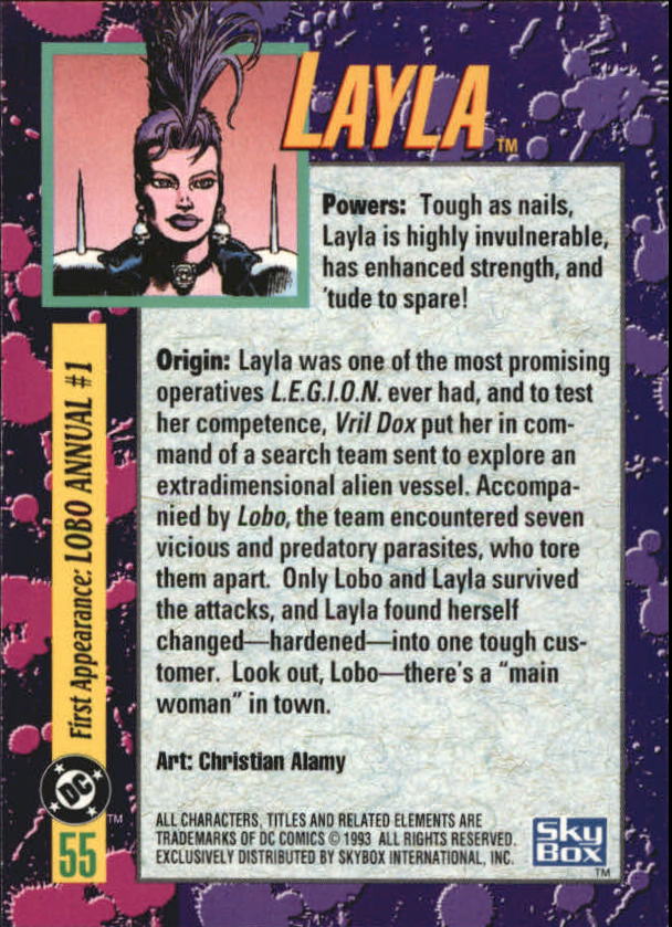 DC Bloodlines (1993 Skybox) "Main Set" Base Cards - Picture 111 of 163