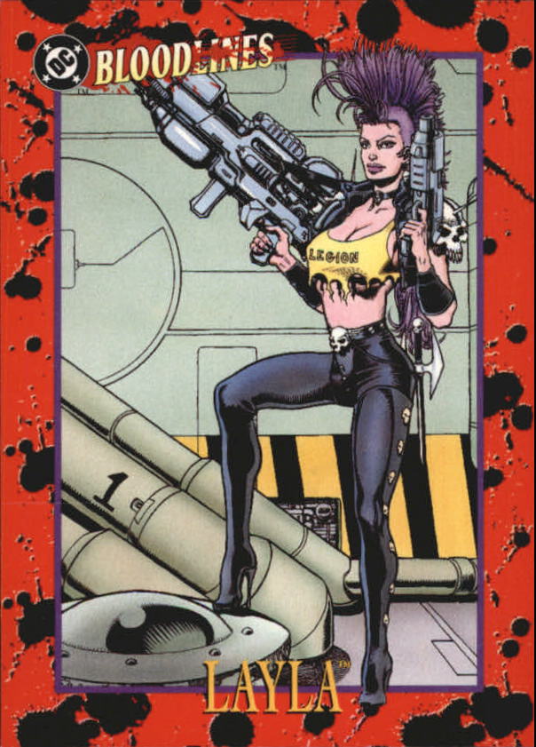DC Bloodlines (1993 Skybox) "Main Set" Base Cards - Picture 110 of 163