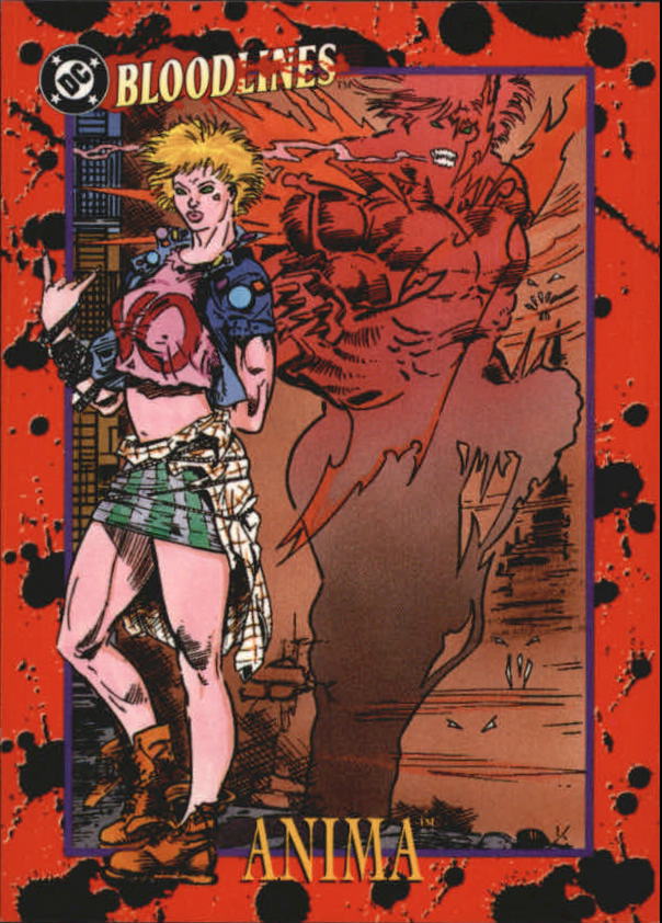 DC Bloodlines (1993 Skybox) "Main Set" Base Cards - Picture 116 of 163