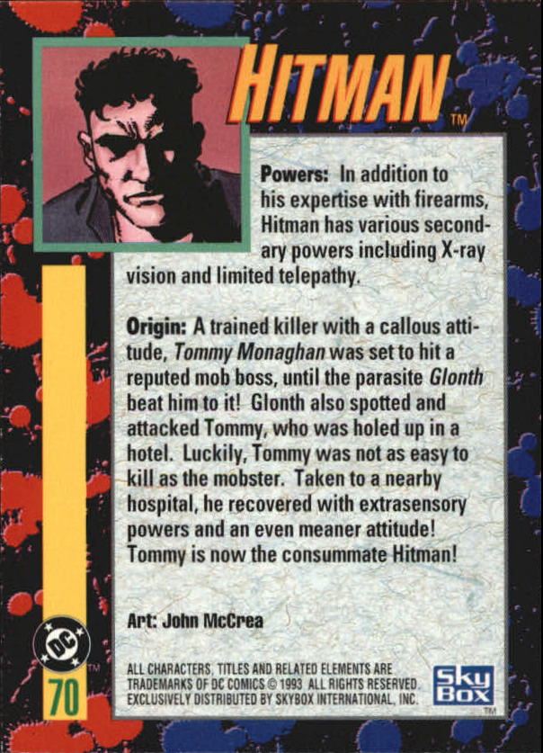 DC Bloodlines (1993 Skybox) "Main Set" Base Cards - Picture 141 of 163