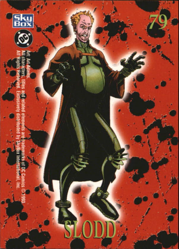 DC Bloodlines (1993 Skybox) "Main Set" Base Cards - Picture 159 of 163
