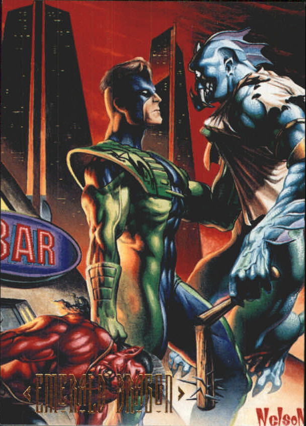 1994 SkyBox DC Master Series #12 Emerald Dragon