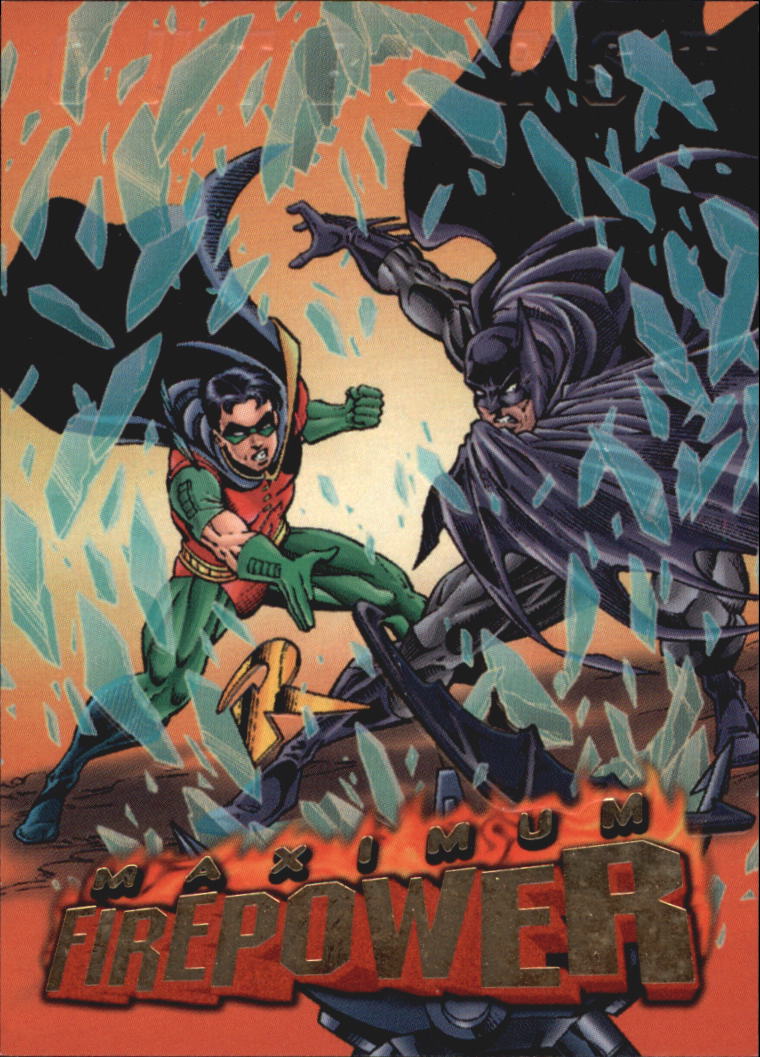 DC Outburst Firepower (1996 Skybox) ""Insert and Promo"" Karten - Bild 26 von 31