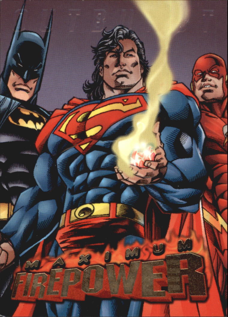 DC Outburst Firepower (1996 Skybox) ""Insert and Promo"" Karten - Bild 28 von 31