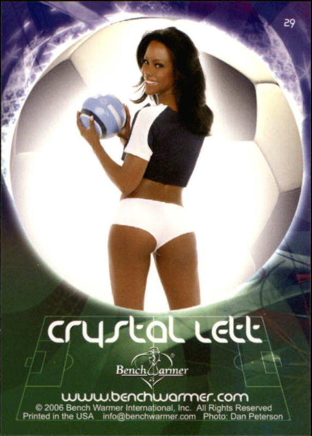2006 Bench Warmer World Cup Soccer #29 Crystal Lett back image