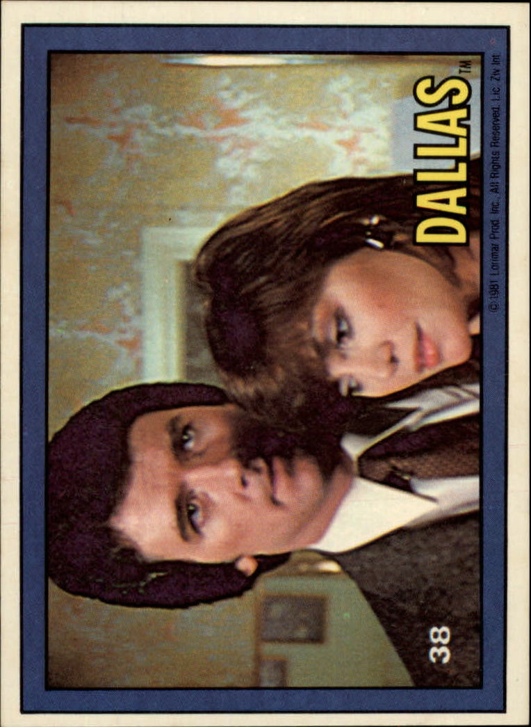 1981 Donruss Dallas #38 Bobby/Pam