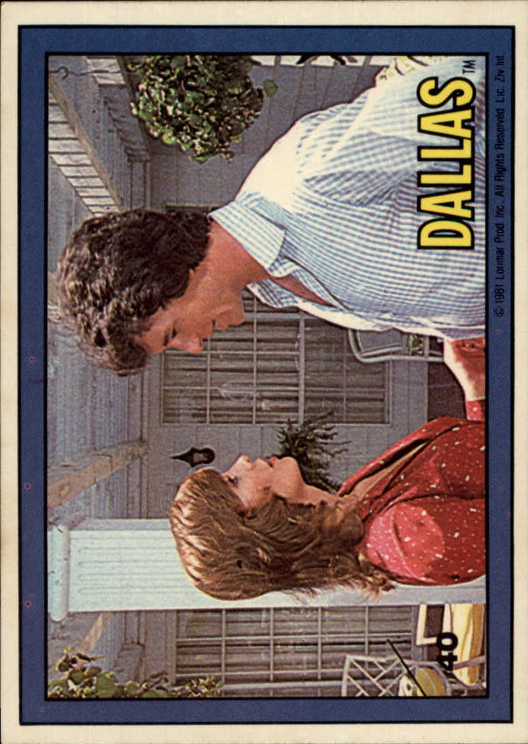 1981 Donruss Dallas #40 Pam/Bobby