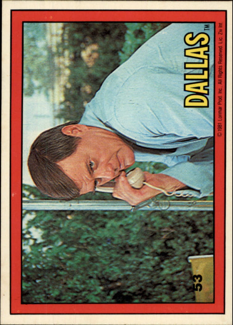 1981 Donruss Dallas #53 J.R.
