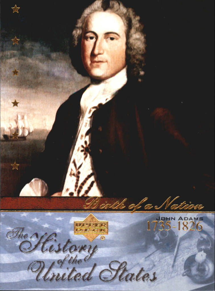 2004 Upper Deck History of the United States #BN8 John Adams