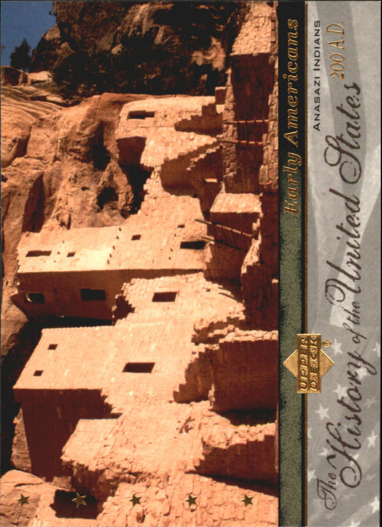 2004 Upper Deck History of the United States #EA3 Anasazi Indians