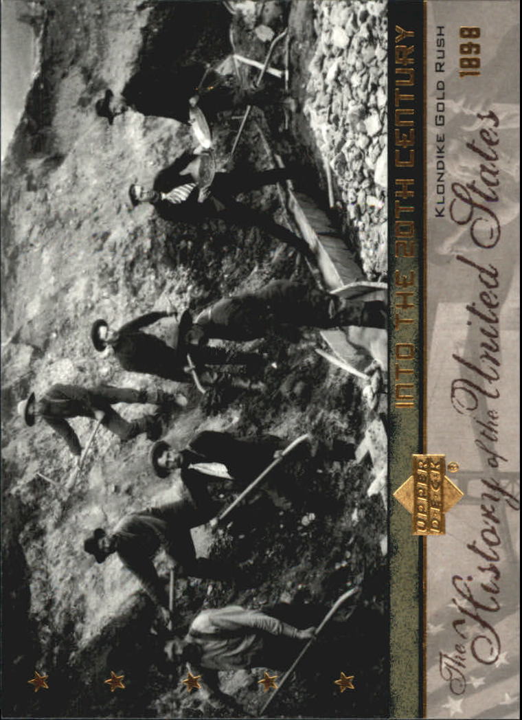 2004 Upper Deck History of the United States #20th14 Klondike Gold Rush ...