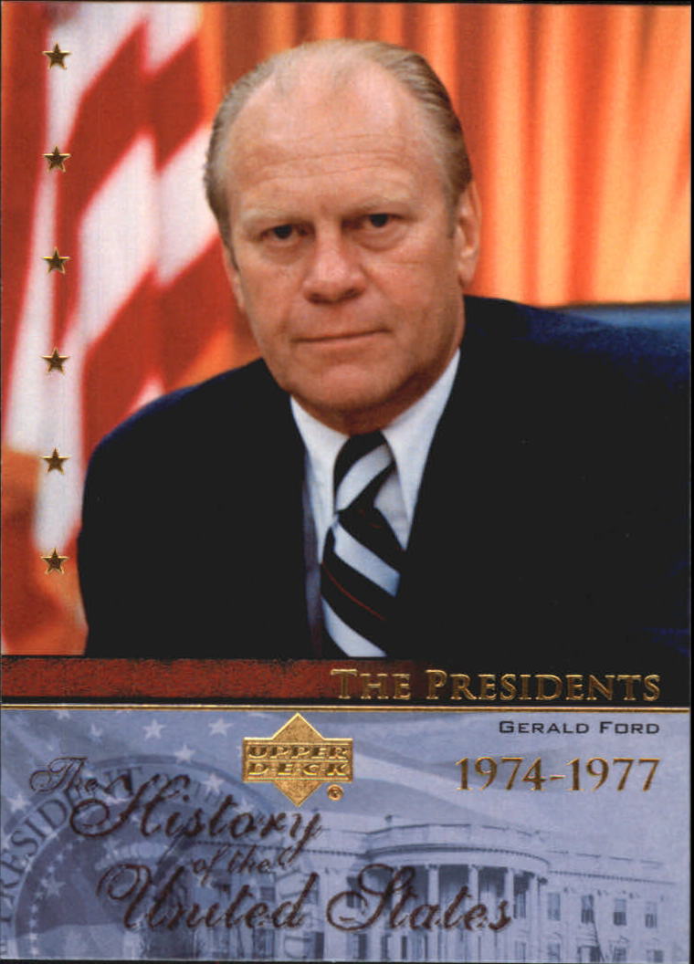 2004 Upper Deck History of the United States #TP38 Gerald Ford - NM-MT ...