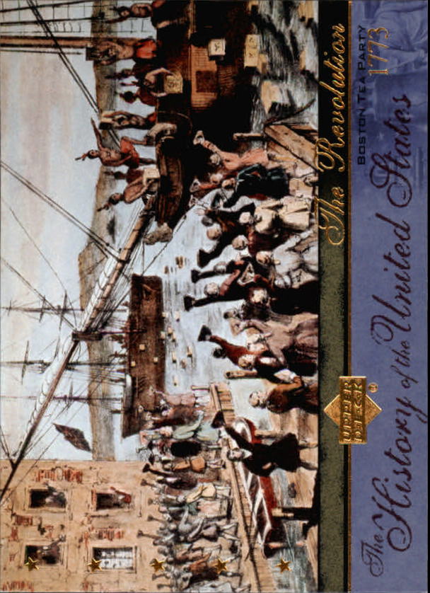 2004 Upper Deck History of the United States #TR4 Boston Tea Party