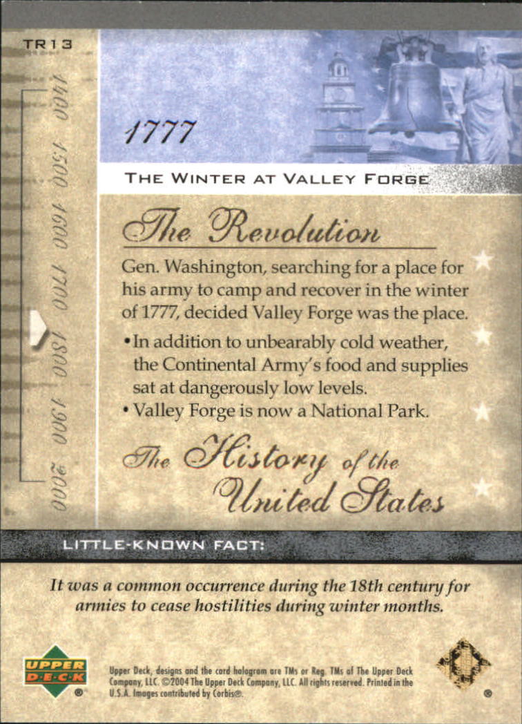 2004 Upper Deck History of the United States (Pick Card From List) C153 12-24 - Picture 31 of 37