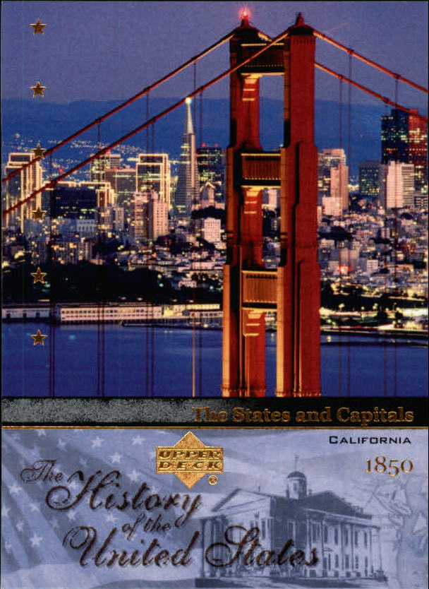 2004 Upper Deck History of the United States #SC31 California - NM-MT