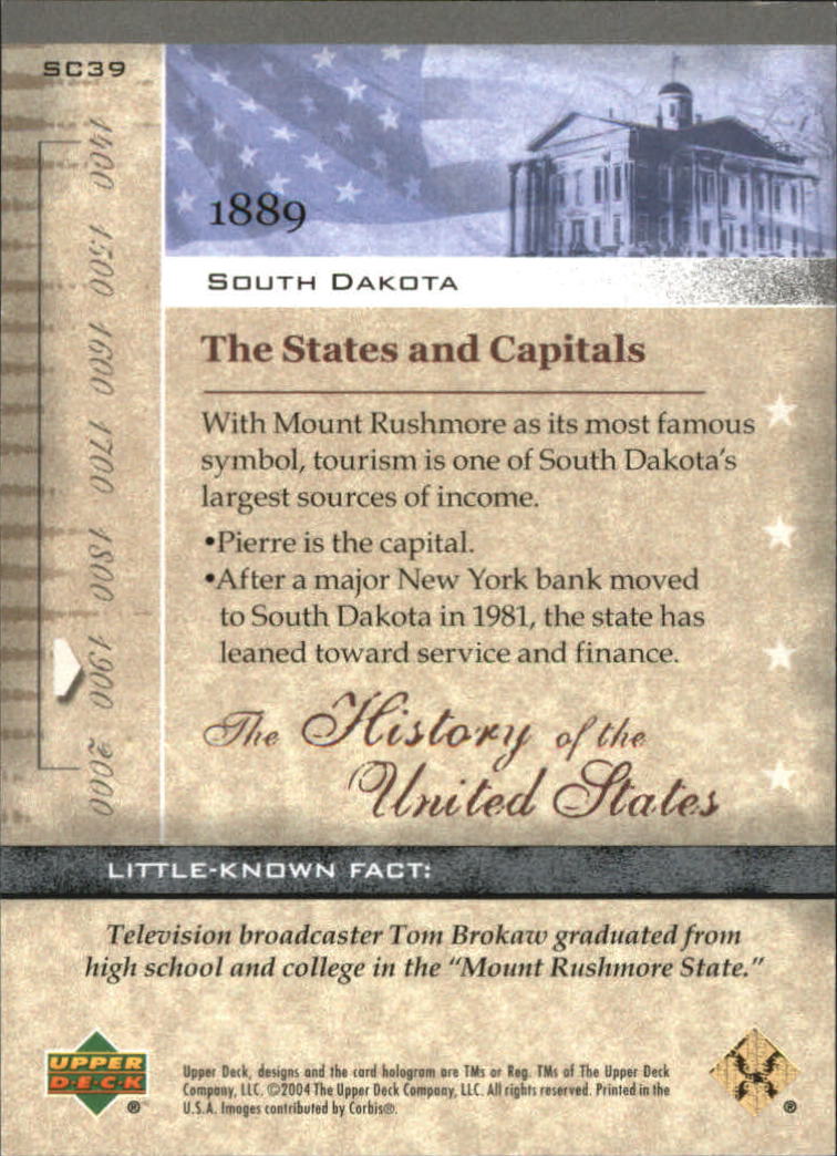 2004 Upper Deck History of the United States (Pick Card From List) C153 12-24 - Picture 21 of 37