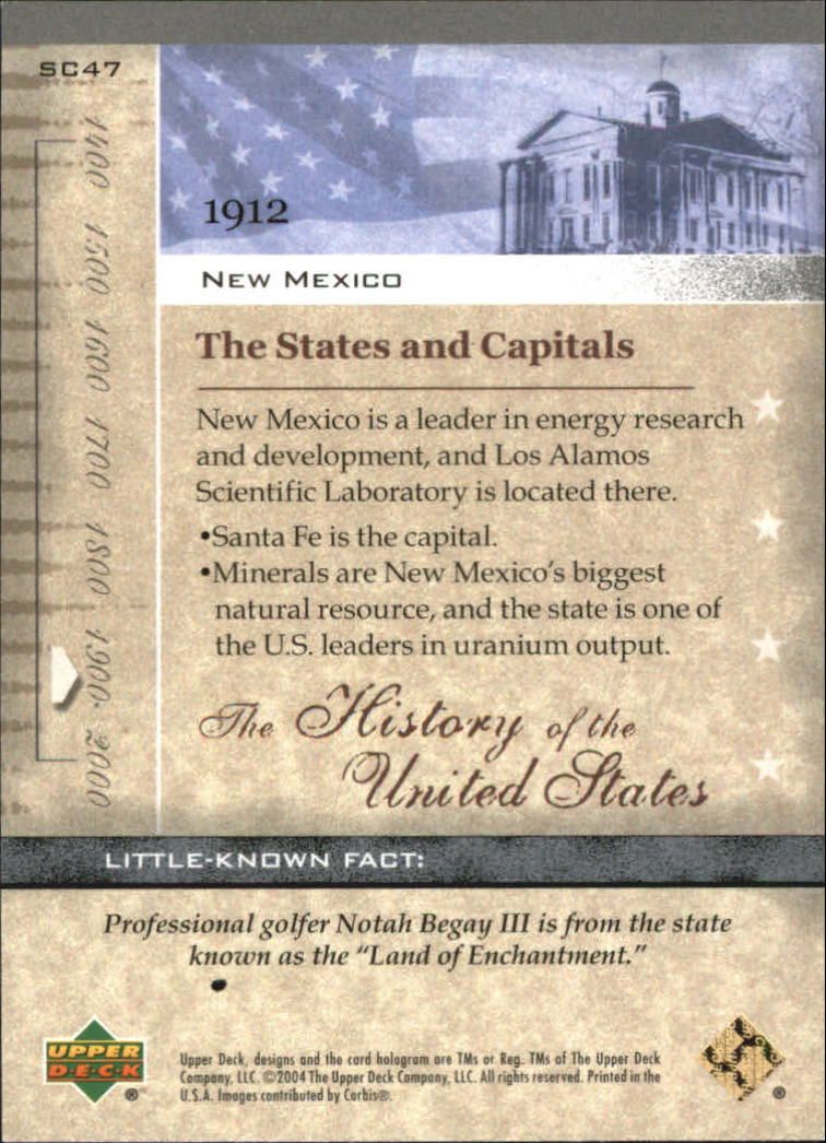 2004 Upper Deck History of the United States (Pick Card From List) C153 12-24 - Picture 23 of 37