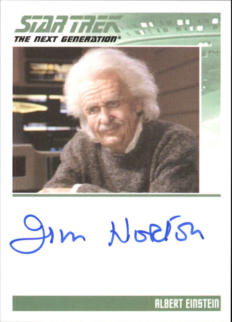 2011 Rittenhouse Complete Star Trek The Next Generation Autographs #NNO Jim Norton