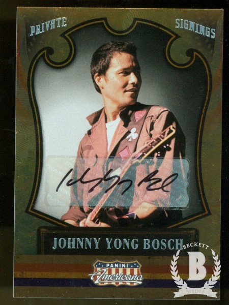 2011 Panini Americana Private Signings #39 Johnny Yong Bosch/699