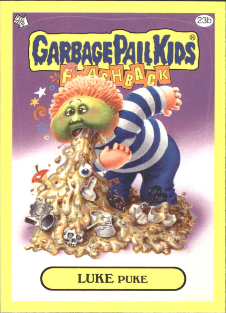 2011 Topps Garbage Pail Kids Flashback Series Three #23b Luke Puke