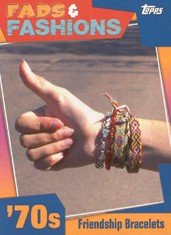 2011 Topps American Pie Fads and Fashions #FF17 Friendship Bracelets
