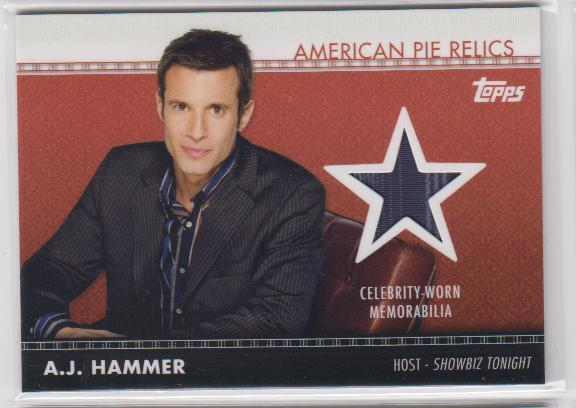 2011 Topps American Pie Relics #APR2 A.J. Hammer