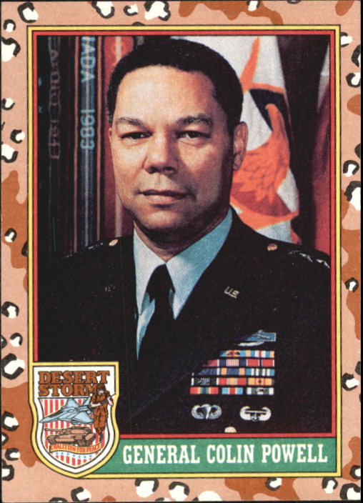 1991 Topps Desert Storm #2 General Colin Powell