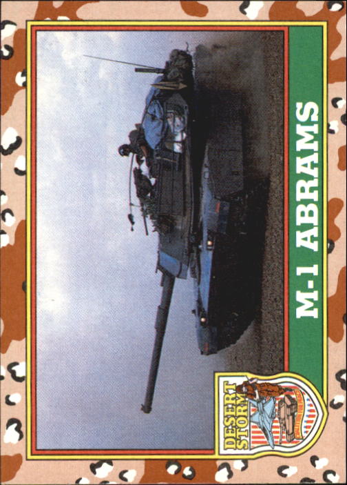 1991 Topps Desert Storm #43 M-1 Abrams