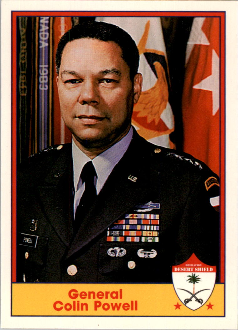 1991 Pacific Operation Desert Shield #3 General Colin Powell - NM-MT