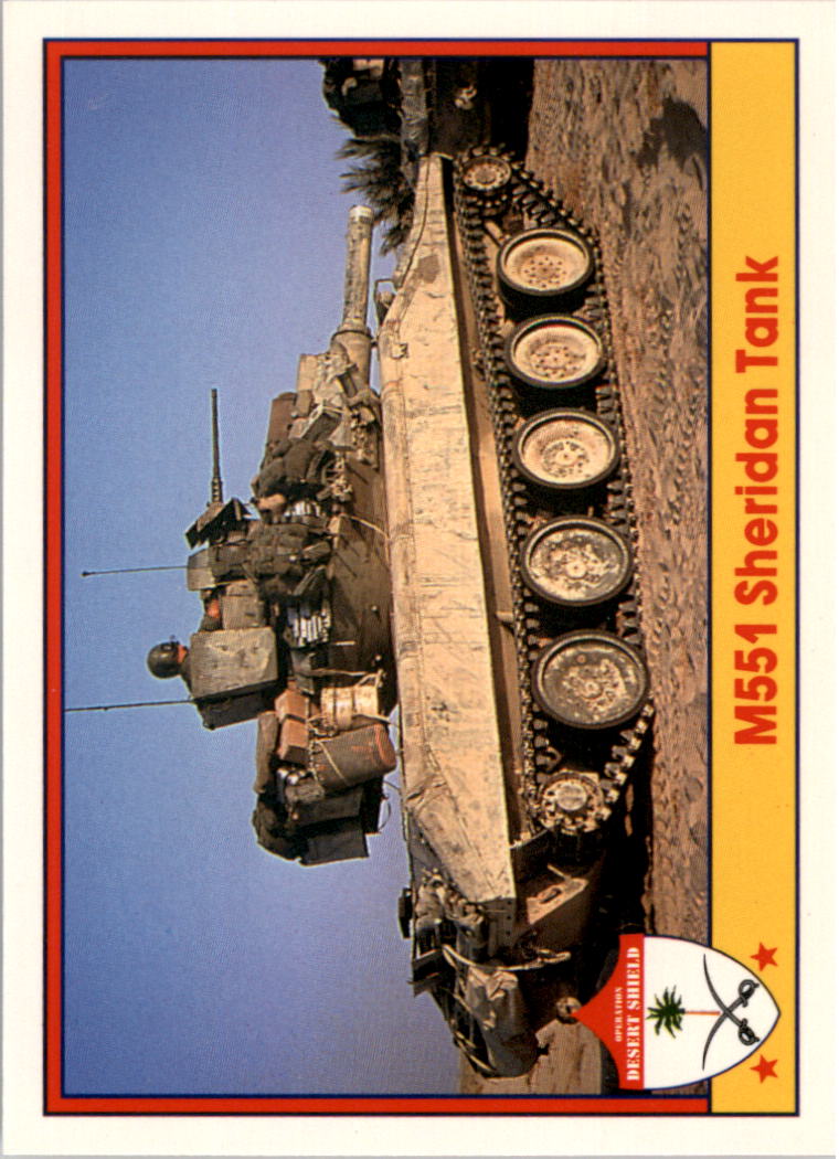 1991 Pacific Operation Desert Shield #49 M551 Sheridan Tank - NM-MT