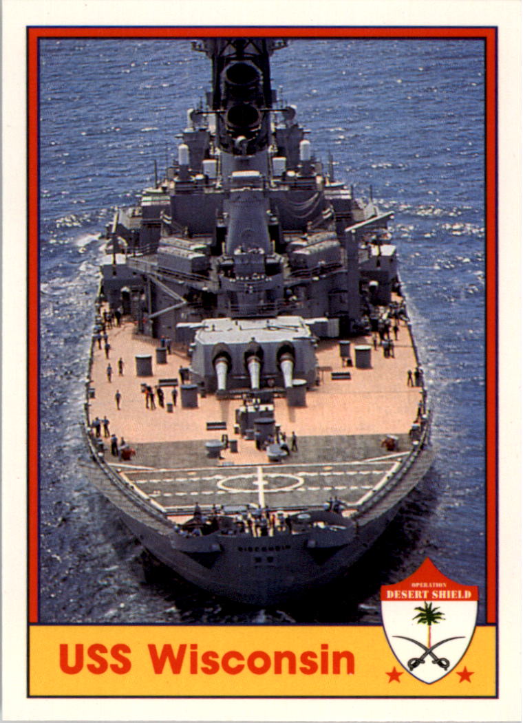 1991 Pacific Operation Desert Shield #65 USS Wisconsin