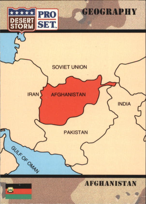 1991 Pro Set Desert Storm #1 Republic of Afghanistan