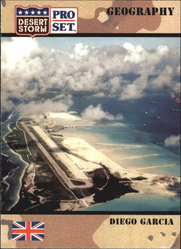 1991 Pro Set Desert Storm #15 Diego Garcia