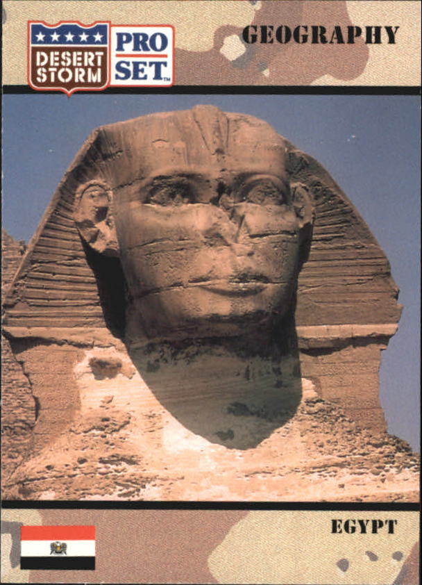 1991 Pro Set Desert Storm #16 The Arab Republic of Egypt