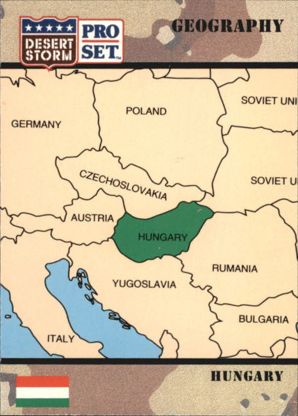 1991 Pro Set Desert Storm #22 Republic of Hungary
