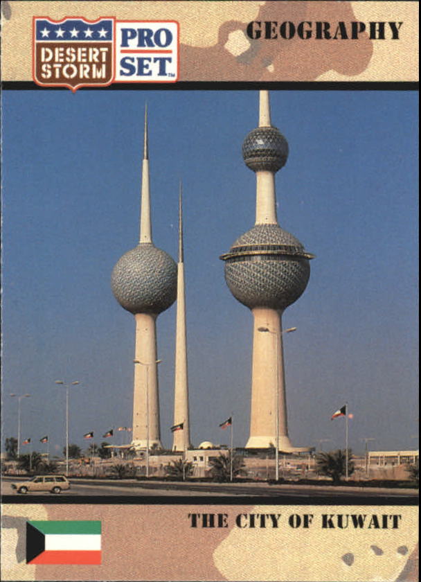 1991 Pro Set Desert Storm #32 The City of Kuwait