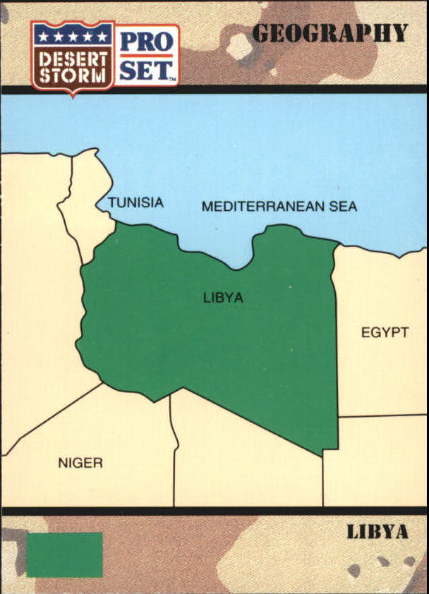 1991 Pro Set Desert Storm #34 Libya