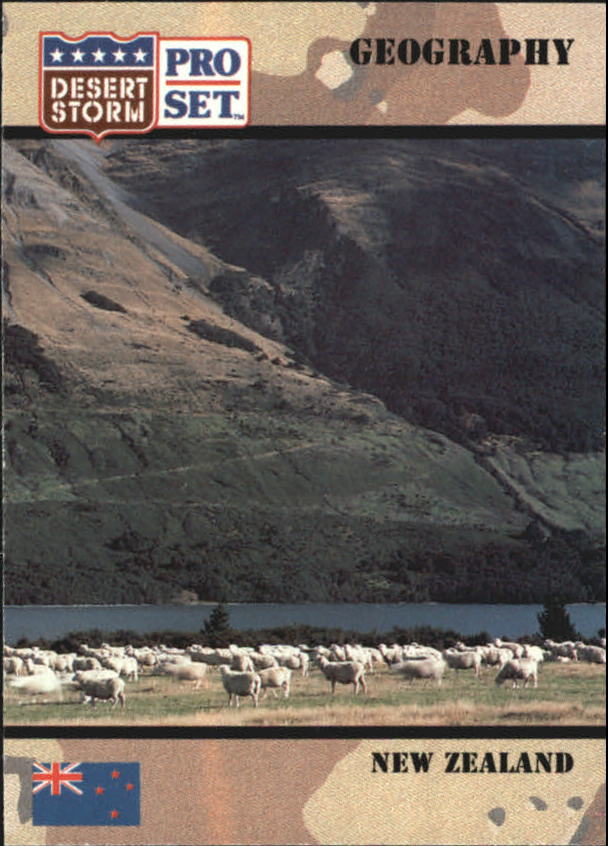 1991 Pro Set Desert Storm #39 New Zealand