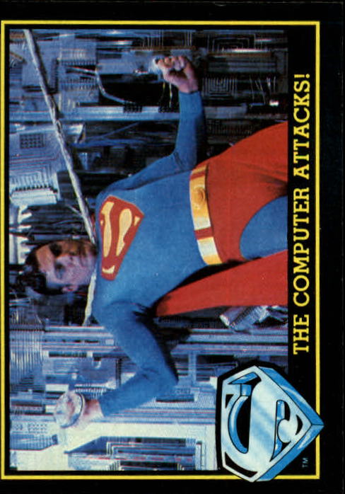 1983 Topps Superman III #75 The Computer Attacks