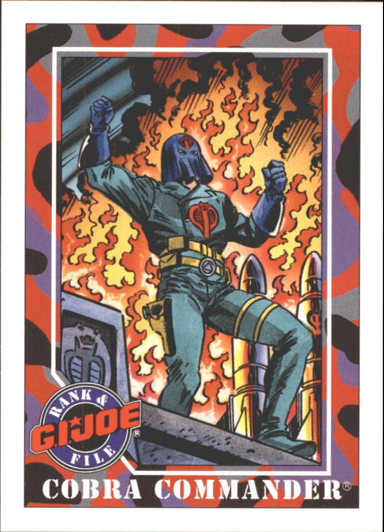 1991 Impel G.I. Joe #32 Cobra Commander