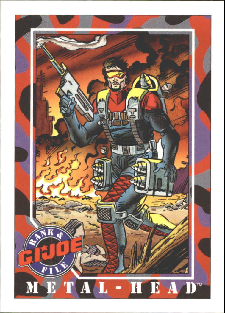1991 Impel G.I. Joe #34 Metal-Head