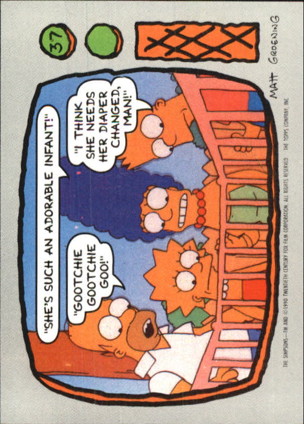 B4269 1990 Topps The Simpsons TV Show Cards 1 88 You Pick 15 FREE B4269 1990 Topps The Simpsons TV Show Cards 1 88 You Pick 15 FREE