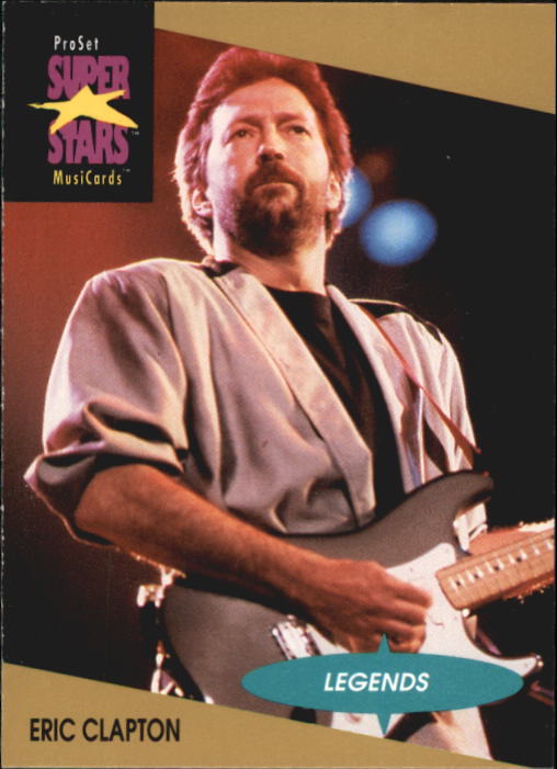 1991-92 Pro Set Superstars MusiCards #3 Eric Clapton