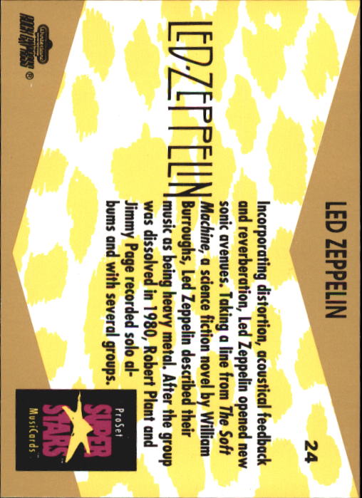 Superstars Musicards (1991 Pro Set) "Main Set" Cards #1 to #130 - Picture 49 of 257