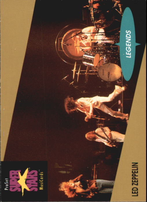 1991-92 Pro Set Superstars MusiCards #25 Led Zeppelin
