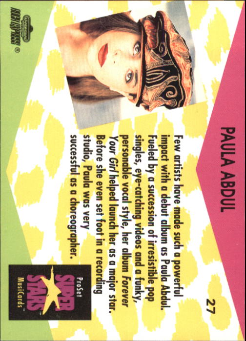 Superstars Musicards (1991 Pro Set) "Main Set" Cards #1 to #130 - Picture 55 of 257