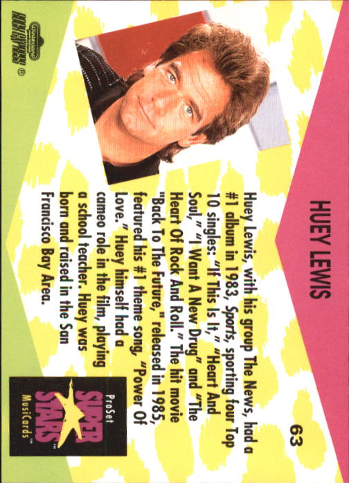 Superstars Musicards (1991 Pro Set) "Main Set" Cards #1 to #130 - Picture 125 of 257