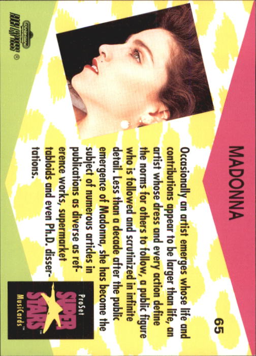 Superstars Musicards (1991 Pro Set) "Main Set" Cards #1 to #130 - Picture 129 of 257