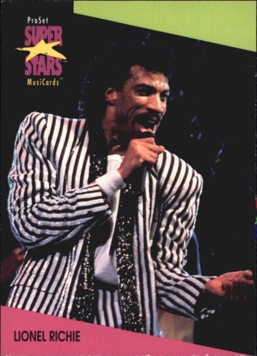 1991-92 Pro Set Superstars MusiCards #92 Lionel Richie